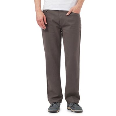 Maine New England Big and tall grey bedford trousers